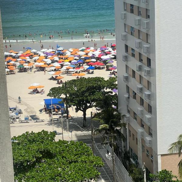 Beachfront apartment on Pitangueiras Beach