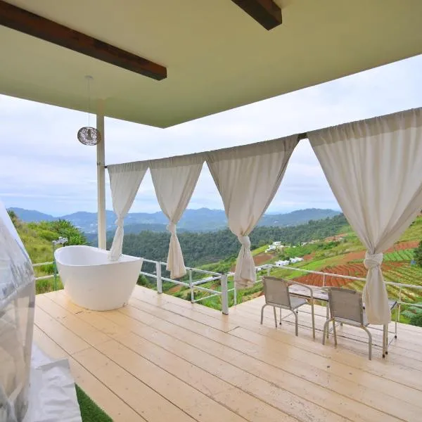 ภูวินคาเฟ่ โฮมสเตย์ Phuwin Homestay Monjam, hotel i Mon Jam