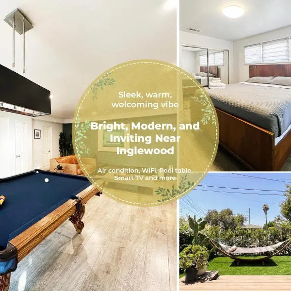 Relax and Play, 2BR Close to SoFi, LAX - SH1-LAD