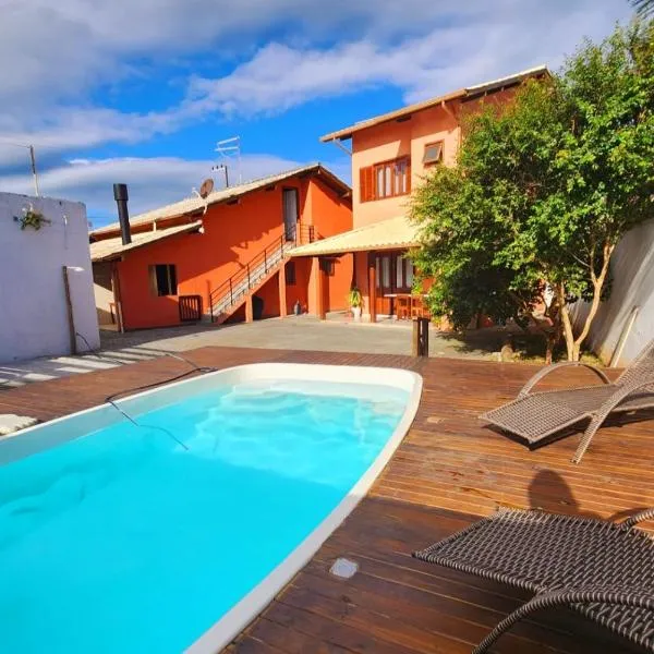 Partiu Praia SC- Piscina, Ar condicionado, wi-fi, duas quadras da praia e centrinho, hotel a Pinheira