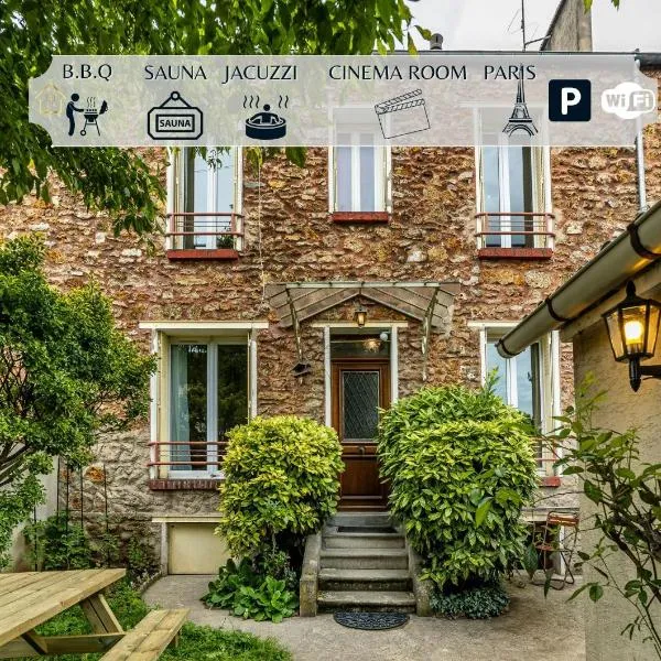 La Maison l Expérience - Cinéma Spa Proche Paris, hotel en Maisons-Alfort