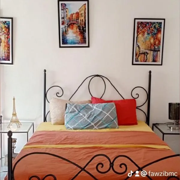 Chambre grand Lit, hotel en Túnez