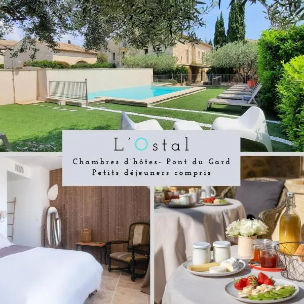 L'Ostal Saint Hilaire d'Ozilhan - Bed & Breakfast - Spa, hotel in Saint-Hilaire-dʼOzilhan