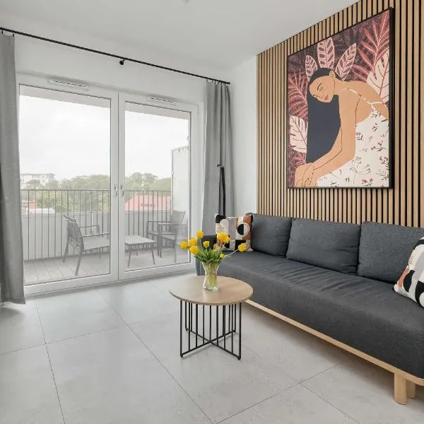Baltic Waves Resort Stylish Apartment with Parking, Spa & Gym by Noclegi Renters, hotel em Międzyzdroje