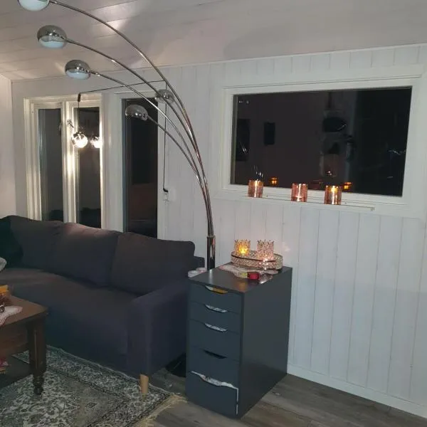 cozy cabin without water at lapphaungen, hotel in Tennevoll