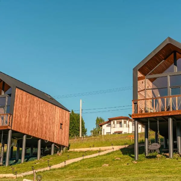 Suspended Tiny House, hótel í Drumu Carului