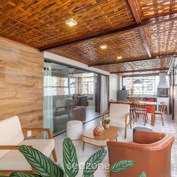 Apartamento c/ Varanda e Churrasq. CEZ0801