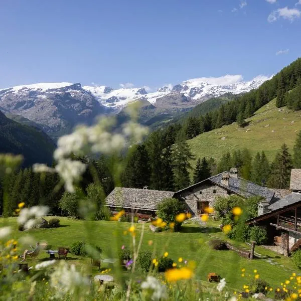 Hotellerie De Mascognaz, hotel a Champoluc