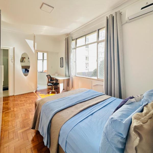 RioSouth Apartments - Quarto e Sala CONFORTO e ESPAÇOSO, Wi-Fi 500 mega, ideal para familias e grupos a 8 mins da Praia de Copacabana