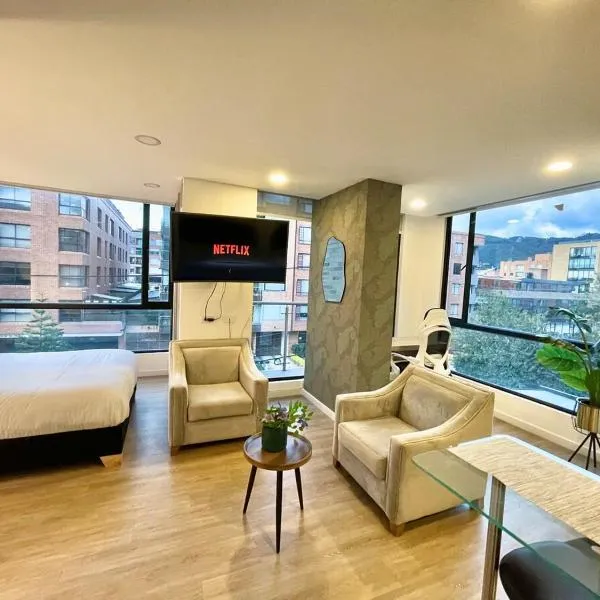 New Dream Corner Loft Private Balcony Usaquen, hotel in Bogotá