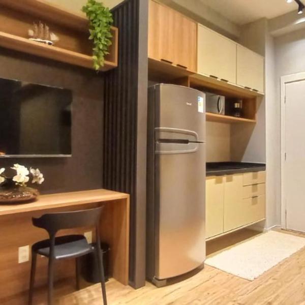 Studio Confortável Caminhe até o Nubank Park - Foto 4
