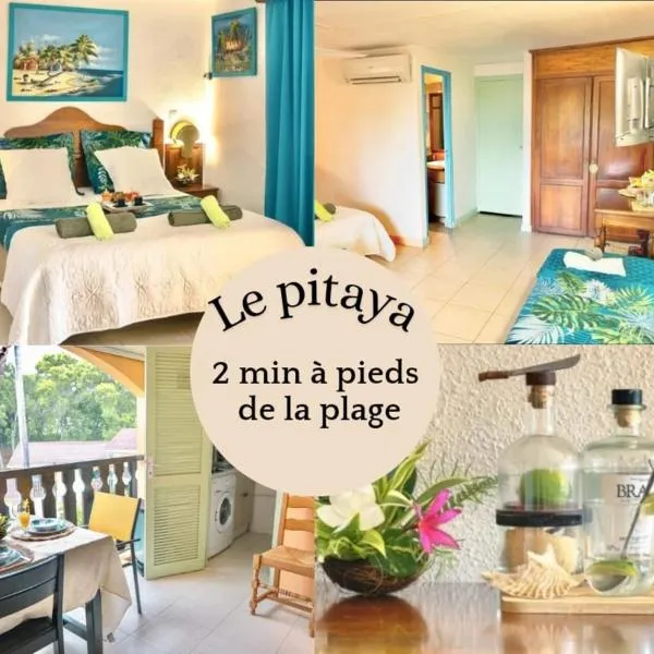 LE PITAYA à 2 min à pieds de la mer, hotel v mestu Sainte-Anne