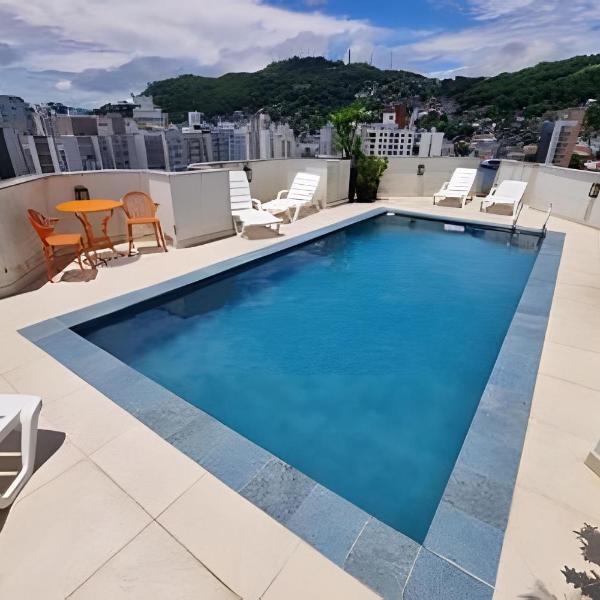 Apto Centro Floripa Com Ar Cond Piscina Garagem e Academia - Foto 4
