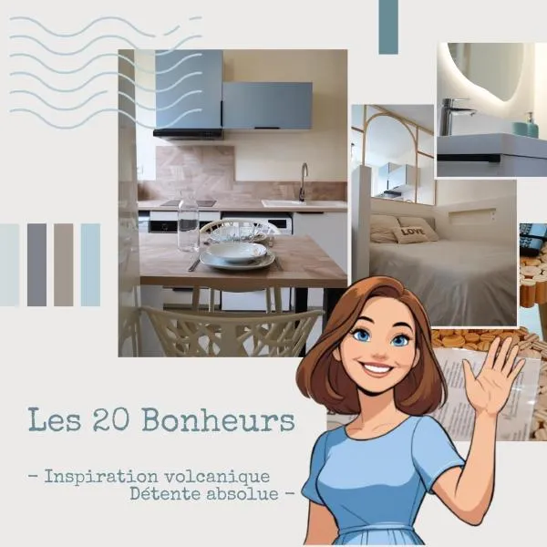 Les 20 bonheurs - Cosy pour 2 pers - Check-in 24-24, hotel v destinaci Aubière