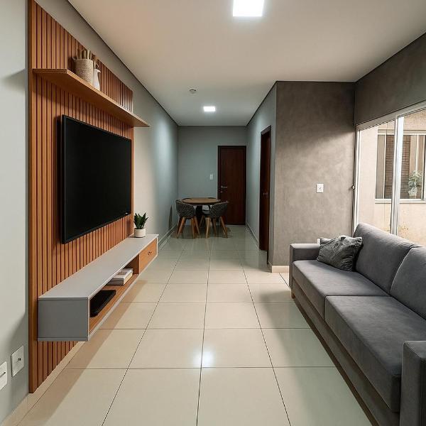 Casa 3 Quartos , Ar Condicionado e Área de Churrasco com Ducha