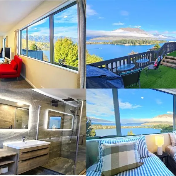 Panoramic, 180 Degree Lake and Mountain Views from Every Room! Central Queenstown, hotel em Queenstown