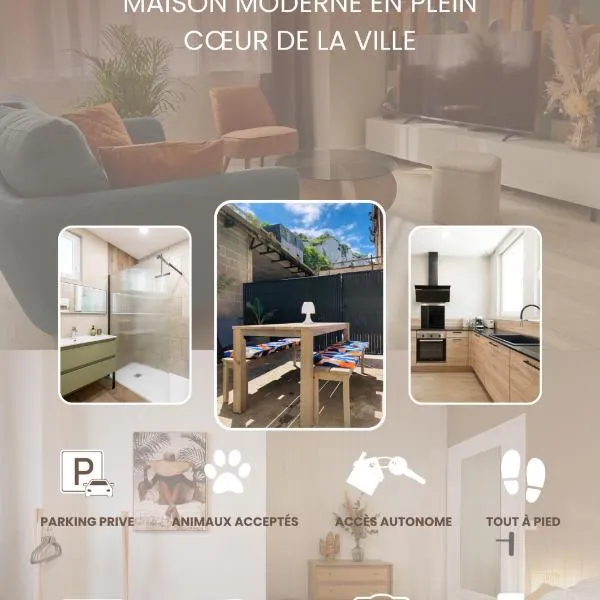 Le Cotin des Cordiers 1, F3 avec SA PLACE DE PARKING INCLUS – hotel w mieście Le Tréport