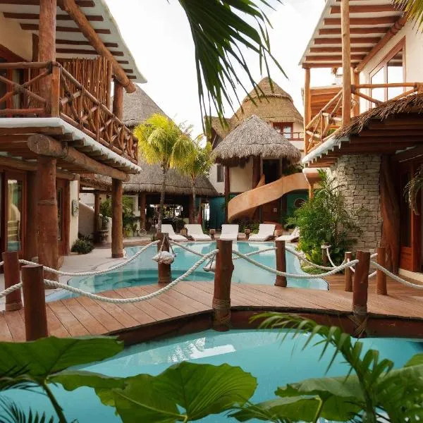 Casa Las Tortugas Petit Beach Hotel & Spa, hotel di Pulau Holbox