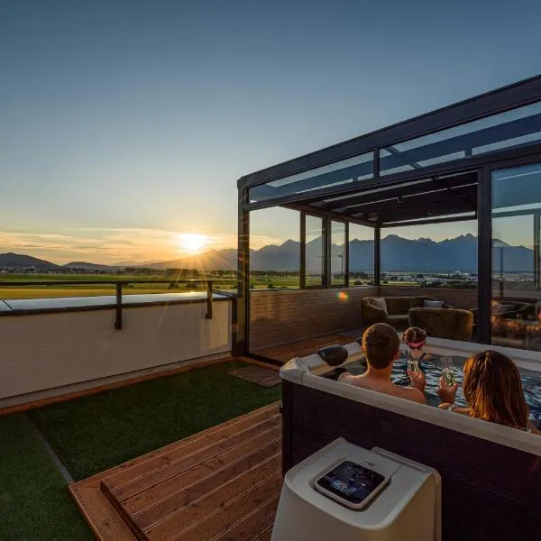 Tatra Horizon apartment & Private Wellness, hotel in Poprad