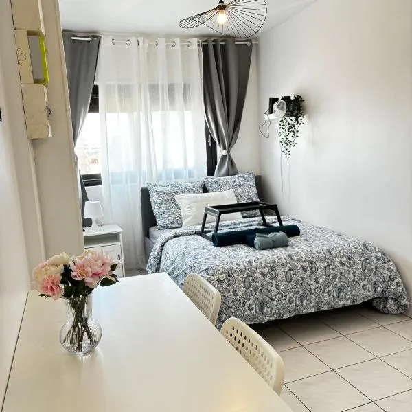 Studio cosy avec vidéoprojecteur, à 100m du métro, hotel a Saint-Ouen