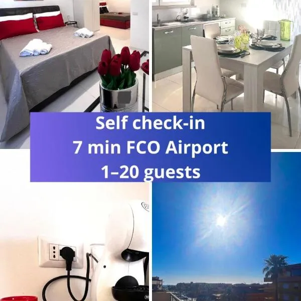 ROMA AIRPORT SKY Apartments, hotel din Fiumicino