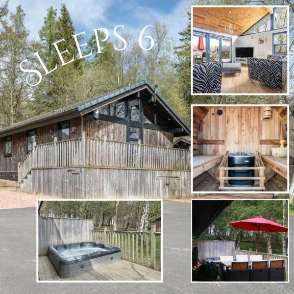 Cabin W Hot Tub, Sauna, King Beds, National Park, hotel em Otterburn