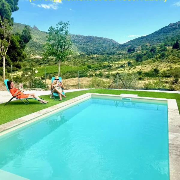 Studio les trois chemins, hotel v destinaci Cucugnan