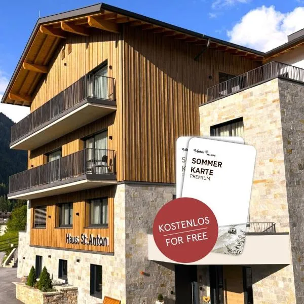 Haus St Anton incl GRATIS PREMIUM SUMMERCARD, hotel en Sankt Anton am Arlberg