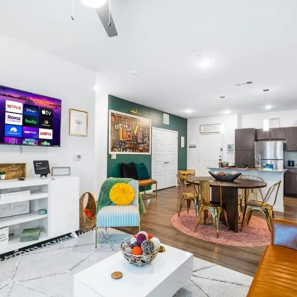 Modern 2br Pet-friendly Wd Pool&gym Utsa, hotel em San Antonio
