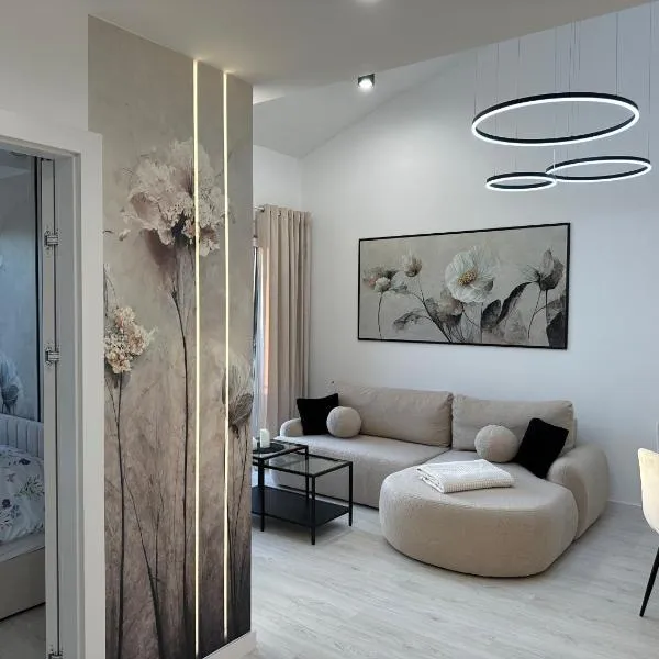 Nowy apartament z dwoma sypialniami i garażem, hotel in Biskupiec
