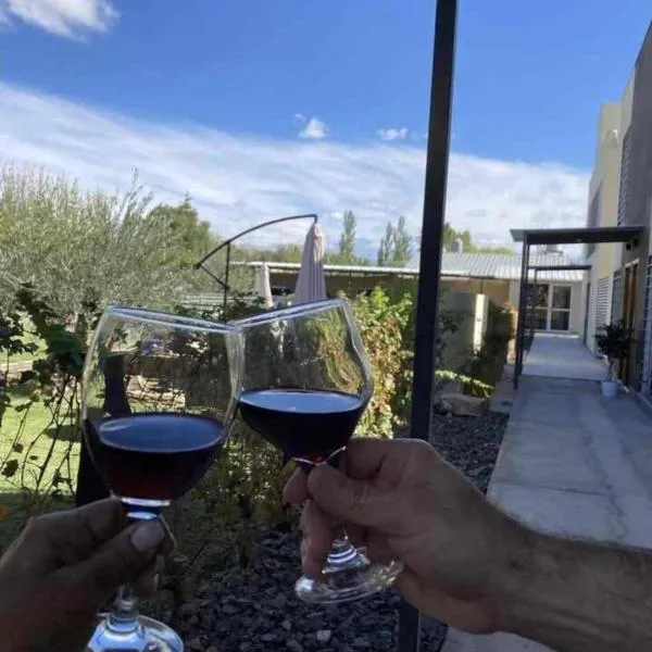 Vineyard Olive Inn -Pool & Wine Route Experience、マイプのホテル