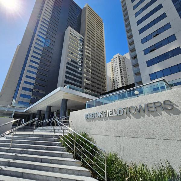 BROOKFIELD TOWERS, JARDIM GOIÁS, DE FRENTE AO FLAMBOYANT SHOPPING, COM ESTACIONAMENTO, WI-FI, COZINHA, ENXOVAL DE CAMA E BANHO COMPLETO, LAVANDERIA, SAUNA, HIDROMASSAGEM, ACADEMIA BLUE FIT NO TÉRREO, LOJA DE CONVENIÊNCIA E RECEPÇÃO 24Hs BY REI DOS FLATS