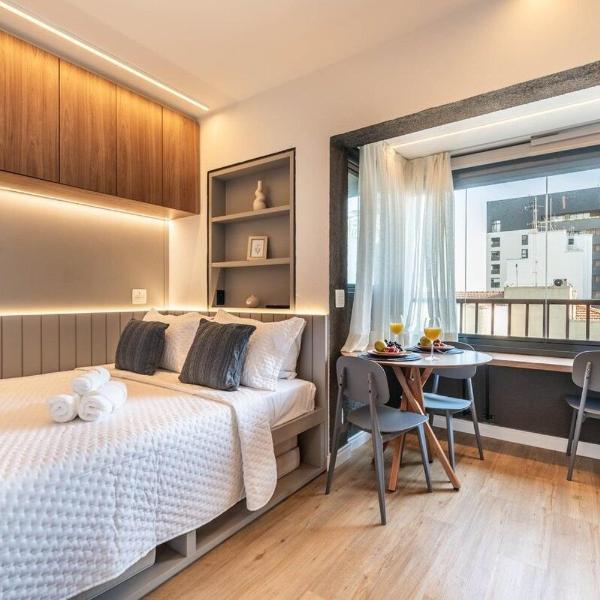 BHaus Setin Pamplona Jardins - 10o andar - Paulista - Metrô 280m - Parque Trianon - Masp - Shopping Cidade São Paulo - Estacionamento 24h pago em frente - PA16