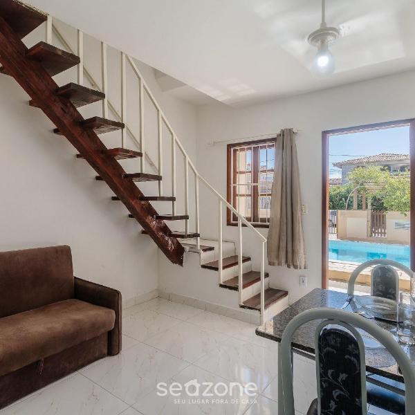 Cond. c/ Piscina e Churrasqueira a 650 m Praia de Taperapuan - PFNs