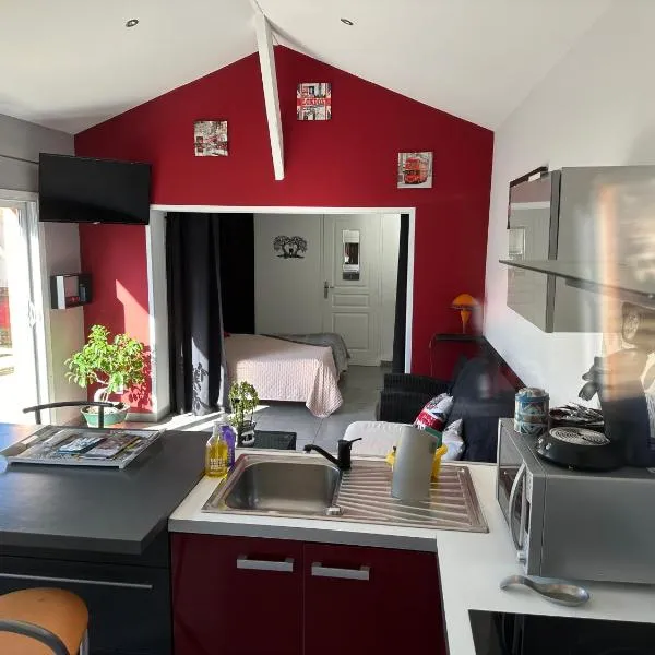 Dépendance de 45m2 à louer, hotel a Saint-Vite