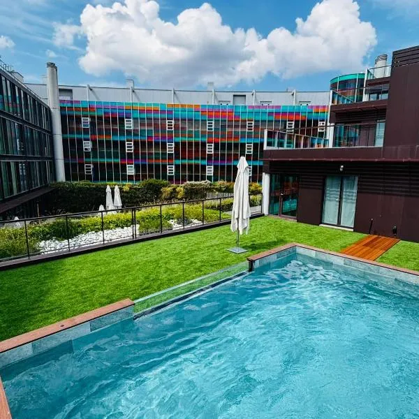 Hotel Jardines de Uleta Suites, hotel v destinaci Vitoria-Gasteiz