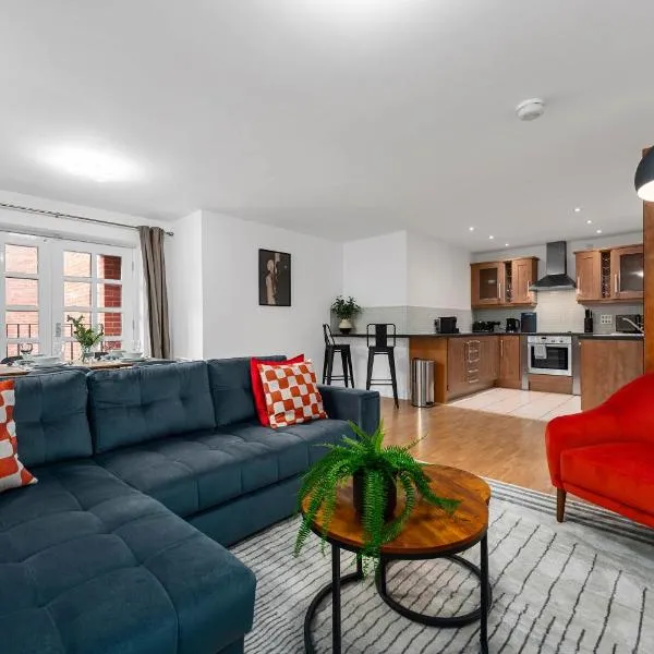 2 Bed Altrincham Flat Free Parking, hotel in Altrincham