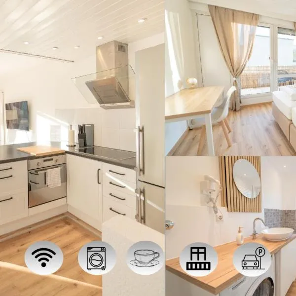 Theresa - Penthouse Terrasse Netflix Parkplatz, hotel v destinaci Fellbach