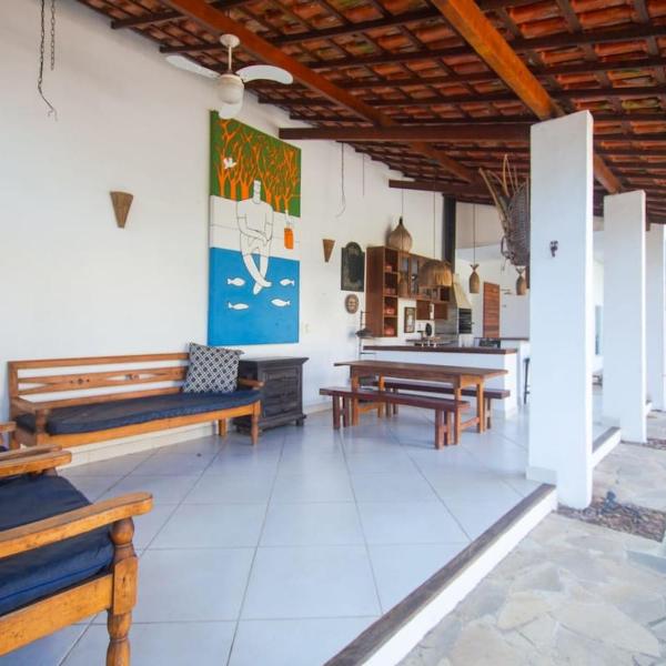 Refúgio da ilha: 6 suítes, piscina e churrasqueira - Foto 3