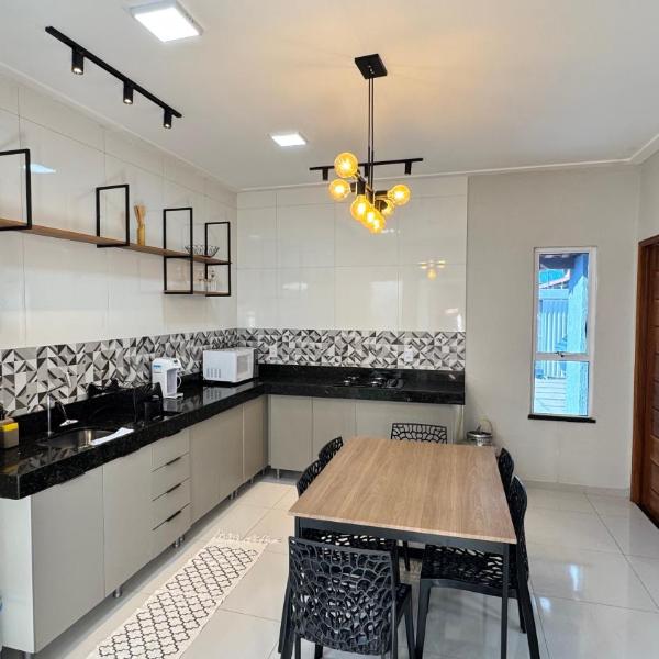 Casa confortável com ar no litoral