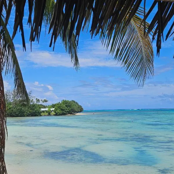 Bungalow paradisiaque en bord de lagon Fare Ananda, hotelli kohteessa Iumaru