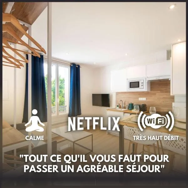 TAJ MAHAL - Self Checkin Automatique - Netflix - 15 Min de Giverny, Hotel in Bonnières-sur-Seine