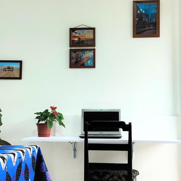 Studio Cravo e Canela - Aconchego e privacidade, ideal para casais, com cozinha completa, ar-condicionado, Wi-Fi, vaga de garagem, excelente custo benefício, lugar tranquilo entre as praias dos Ingleses e Moçambique - Foto 3