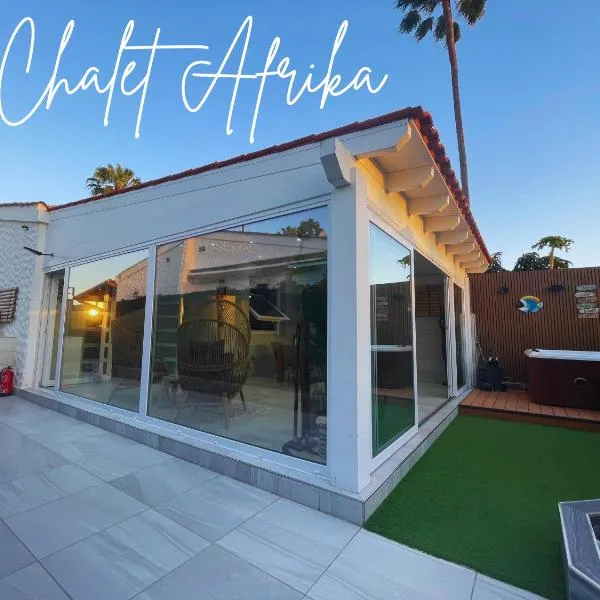 Chalet Afrika con Jacuzzi, hotel en Maspalomas