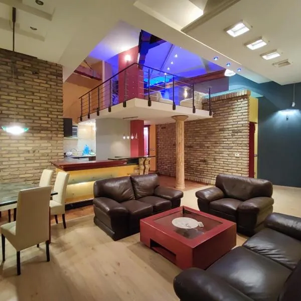 Noir Royale - Modern, Luxury, 3-level apartment, hotel in Subotica
