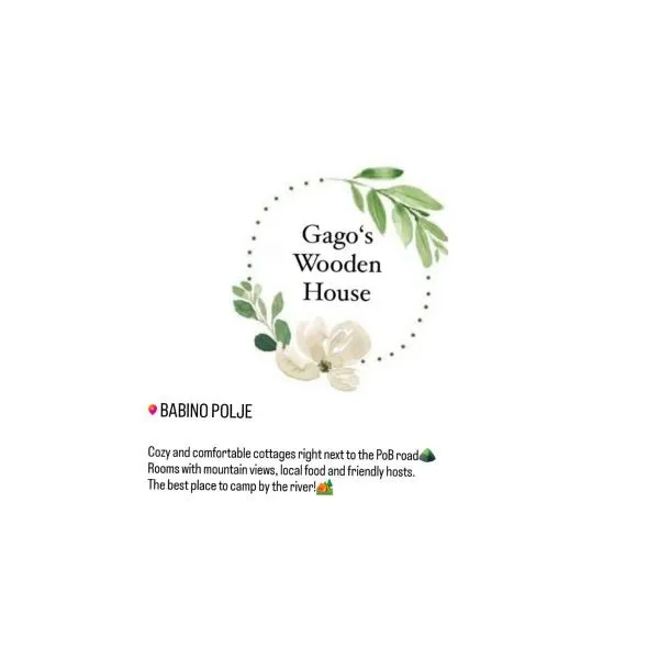 GAGO’S WOODEN HOUSE, hotell sihtkohas Plav