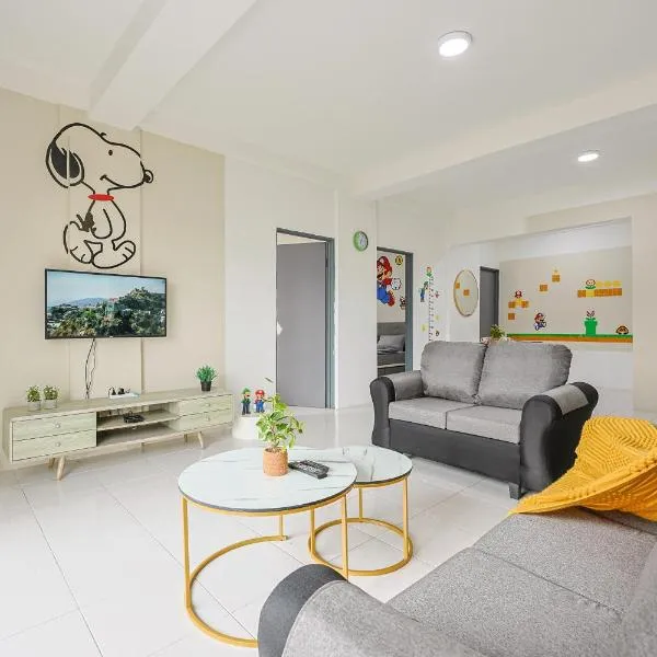 Mario-Inspired Highlands Escape Family Homestay Clover Home 5-20, hotel in Brinchang