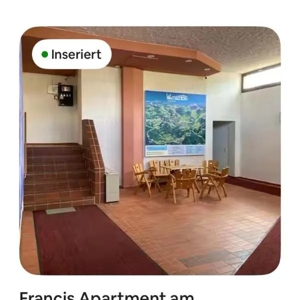 Francis Apartment am Mountainbike-Park, hotel en Winterberg