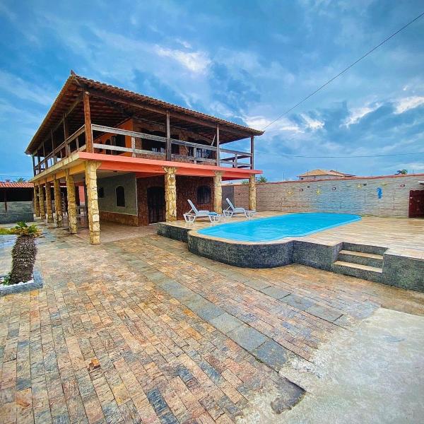 Casa com piscina em frente à lagoa e a 600m da praia - Foto 4
