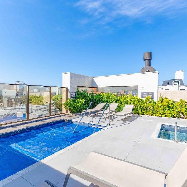 Belissimo apartamento com vista da praia em Bombas - Foto 4
